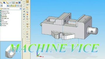 How to design Machine Vice using Solid edge software in engineering step by step procedure