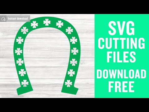 Lucky Horseshoe Svg Free Cutting Files for Silhouette Cameo Free Download