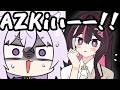 【手描き】AZKiのハニトラ(?)に遭い呪詛を垂れ流すおかゆ【ホロライブ/AZKi/猫又おかゆ/切り抜き漫画】