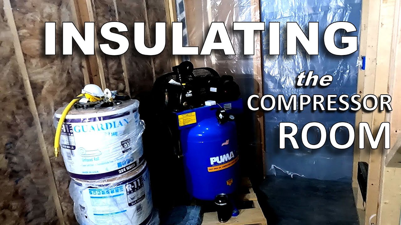 Compressor Room Work ― Insulating the Stair Wall - YouTube