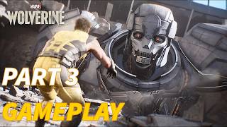 Full Marvel's Wolverine Walkthrough Part 3 - Sentinel Prototype Boss Fight | PS5 No Commentary News