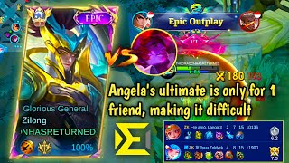 ZILONG FIGHTS SUPER CHOU 😱|But at the end of the game it makes me sad🤯#MLBB 