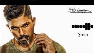 Surya Siren Bgm Ringtone | Allu Arjun Ringtone | AD Ringtones