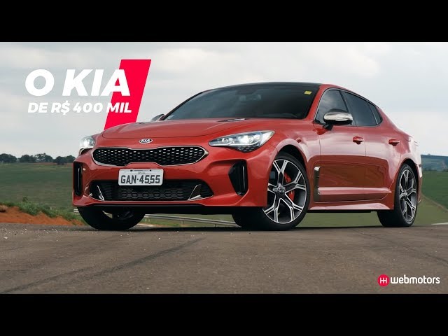 Video: KIA STINGER GT: CONHEÇA O KIA DE R$ 400 MIL - SALÃO DO AUTOMÓVEL 2018