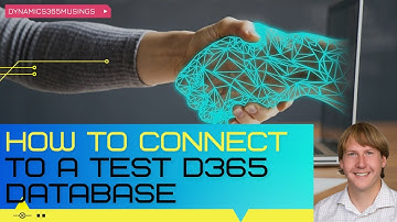 How To Connect To A D365 Database
