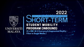 Short-Term Student Mobility Programme (Inbound) 2022