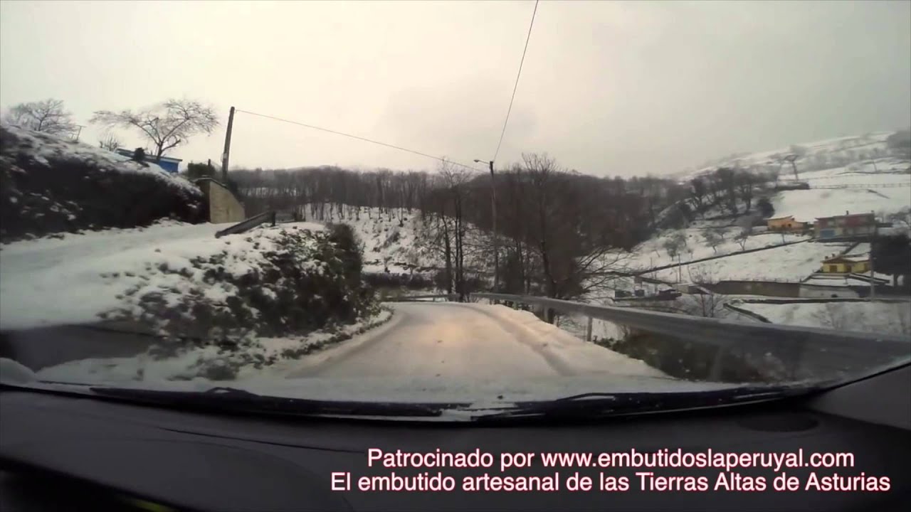 Guia de Viaje Asturias - La Nieve llega a La Peruyal