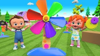 Kids Preschool Activities Little Babies Fun Play Assembling Toy Fan 3D Toy Set Children Education