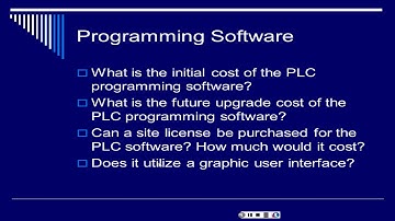 2 PLC Selection