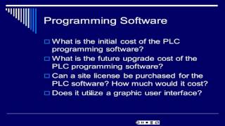 2 PLC Selection