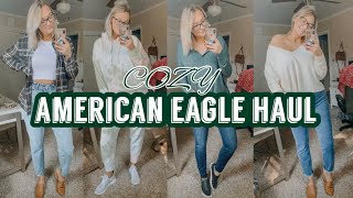 AMERICAN EAGLE TRY ON HAUL | FALL OUTFIT IDEAS | SIZE 10