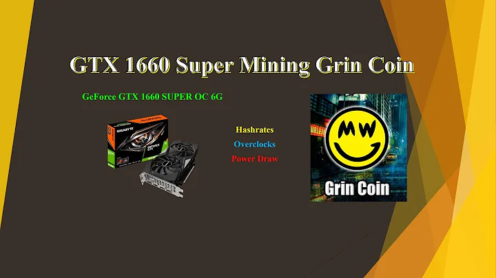 GTX 1660 Super - Optimales Mining mit hohen Hashraten