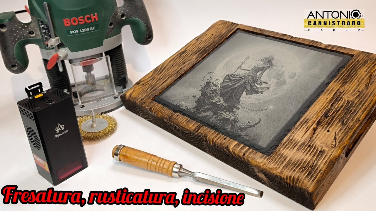 Akozon Fresa Incisione Legno 6mm Codolo 3D CNC Incisione Strumento per Incisione artigiano del Legno con Punta ad ago con scanalatura a V(16mm