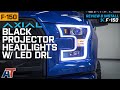 2015-2017 F150 Axial Black Projector Headlights w/ LED DRL Review & Install