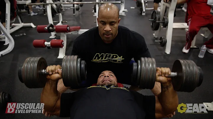 Jon Delarosa with Victor Martinez Training Chest 2...