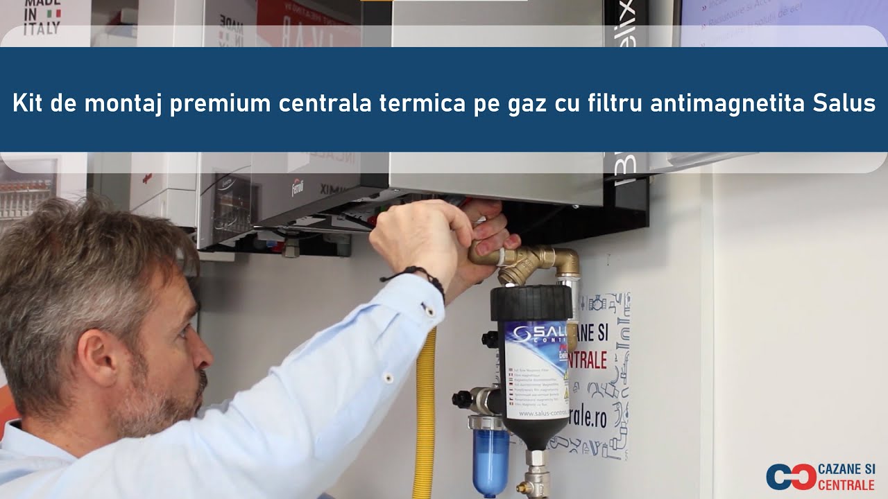 workshop Grave Rhythmic Cazane Centrale - Kit de montaj premium centrala termica pe gaz cu filtru  antimagnetita Salus - YouTube