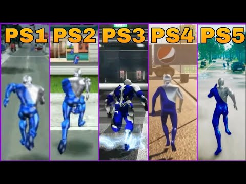 Pepsi Man Graphics Comparison PS1 Vs PS2 Vs PS3 Vs PS4 Vs PS5