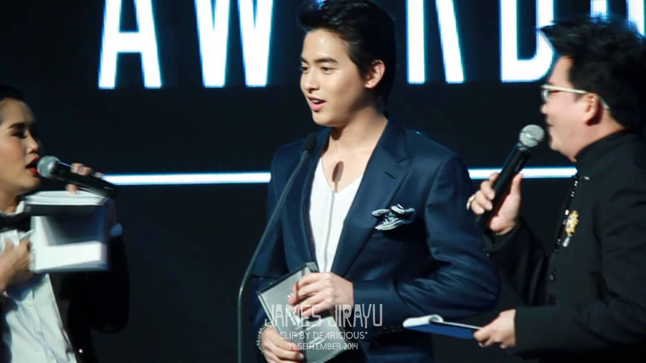[Fancam] 2014.09.19 เจมส์ จิรายุ - 'รับรางวัล + เซอร์ไพรส์วันเกิดจาก ZEN' @ ZEN STYLISH AWARDS 2014
