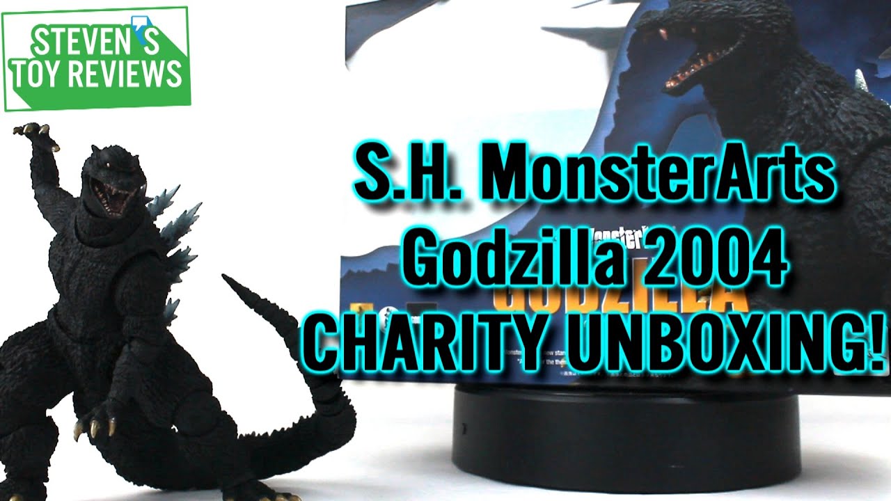 S.H. MonsterArts Godzilla 2004 Unboxing - YouTube