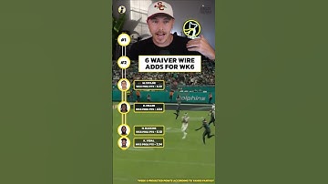 Here Are 6 Waiver Adds You Need to Pick Up in Week 6 📈