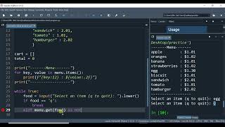 Learn Python programming by building concession stand program Profile