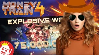 😱 MONEY TRAIN 4 GOES NUTS WITH 150,000x JACKPOT MAX WIN!!