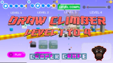 [DRAW CLIMBER ] HOW TO PLAY LEVEL 1 2 3 4 (1 TO 4) ANDROID GAME