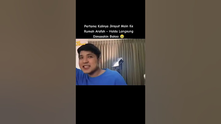 JIRAYUT MAIN KE RUMAH ARAFAH HALDA #arafahrianti #jirayuthalda