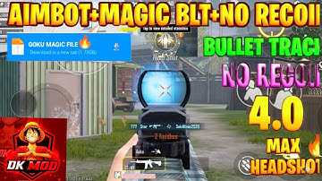 BGMI MAGIC BULLET CONFIG 4.0 | BGMI NO RECOIL CONFIG 4.0 | BGMI 4.0 NO RECOIL OBB | BGMI NO RECOIL