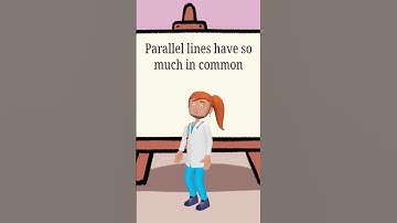 Parallel lines have so much in common. #shorts