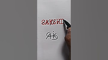 Sakshi Name Logo Design #shortvideo #logo #logodesign #namelogo #shortsfeed #shortsviral