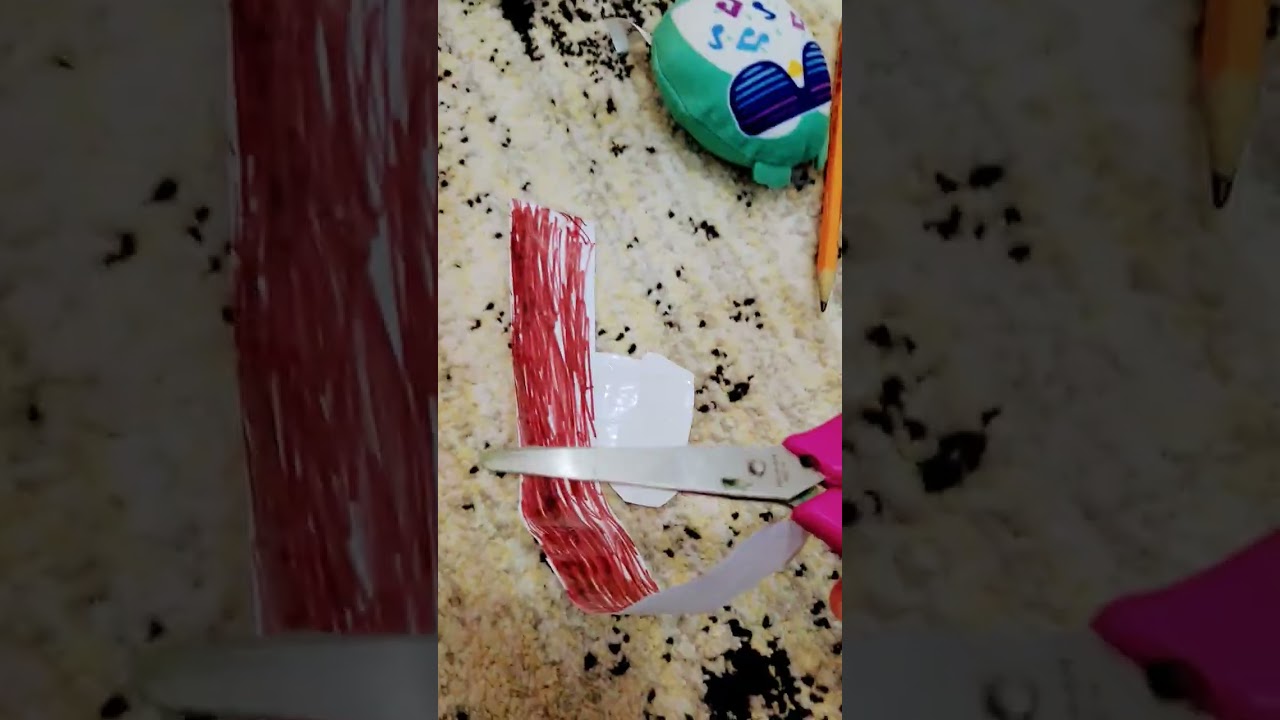 Making a paper squishy bread part 2.