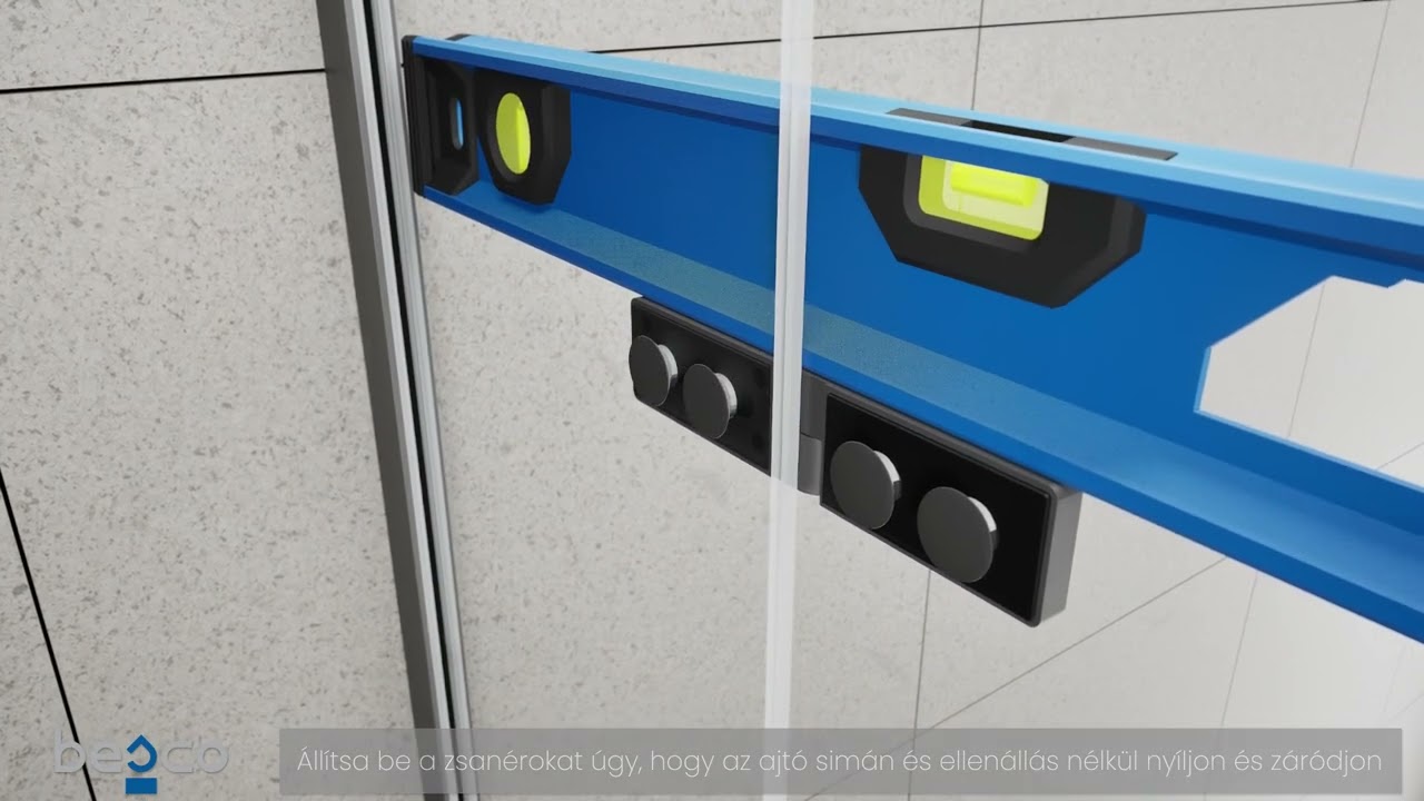 Besco keret nélküli zuhanykabin szerelési útmutató