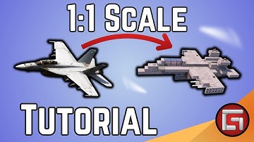 How to Build the F/A-18 Super Hornet in Minecraft