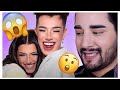 CHARLI D'AMELIO and JAMES CHARLES | Pro MUA reacts #MAKEUP