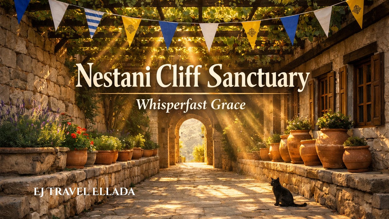 🇬🇷 NESTANI CLIFF SANCTUARY I Ιερά Μονή Παναγίας Γοργοεπηκόου Νεστάνης (Αρκαδία) | Mantineia Views