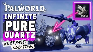 Palworld INFINITE Pure Quartz Farm - Palworld Best Base Location