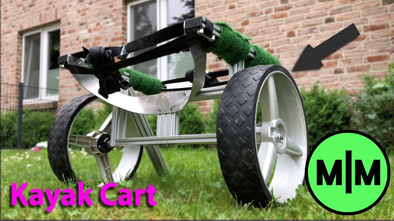 simple diy kayak cart homemade from scraps! - youtube