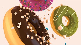 Don'z Donutz || Donut Advertisement || 3D Dynamics & Effects || 3D Animation