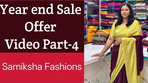 Year End Sale ! Viral Semi Mysore Crepe Saree | wholesale saree collections in R R Nagar Samiksha