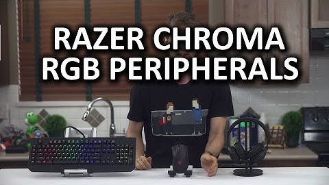 Razer Chroma RGB Line - Blackwidow Ultimate, DeathAdder, and Kraken