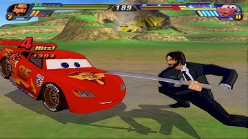John Wick vs Lightning McQueen - Dragon Ball Z Budokai Tenkaichi 3