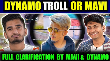 Dynamo Troll OR Mavi | Dynamo Reply To Scout & Mavi Full Clarification By Mavi