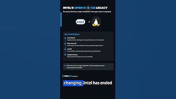 Intel’s 2025 Open Source U-Turn Explained! 🔥 #shorts