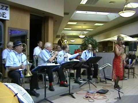 Linda Ensign sings ~ "Big Butter and Egg Man" ~ Hume Street Preservation Jazz Band # 405 @ Glacier Jazz Stampede 2008