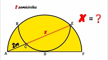 Can you find lenght of line segment x? | (Fun Geometry Problem) | #math #maths | #geometry