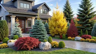 Nature&#39;s Finest | Coniferous Plant Front Yard Design Ideas to Wow Your Neighbors