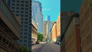 Driving In Downtown Boston Ma  Usa usa boston travelusa  massachusetts