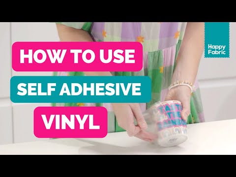 How Do You Use Self Adhesive Vinyl
