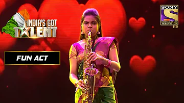 "Gulabi Aankhen" पर यह Saxophone Beats हैं Highly Impressive! | India's Got Talent Season 8| Fun Act